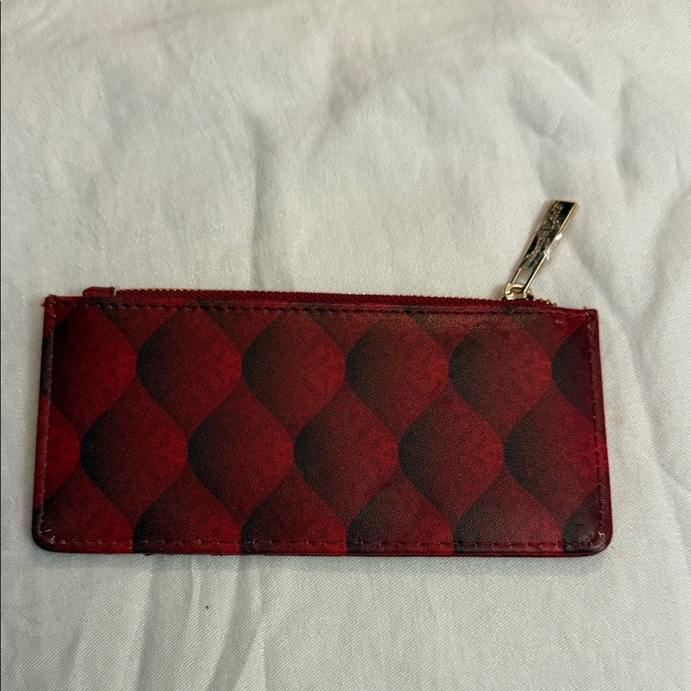 Elegant Red Card Holder